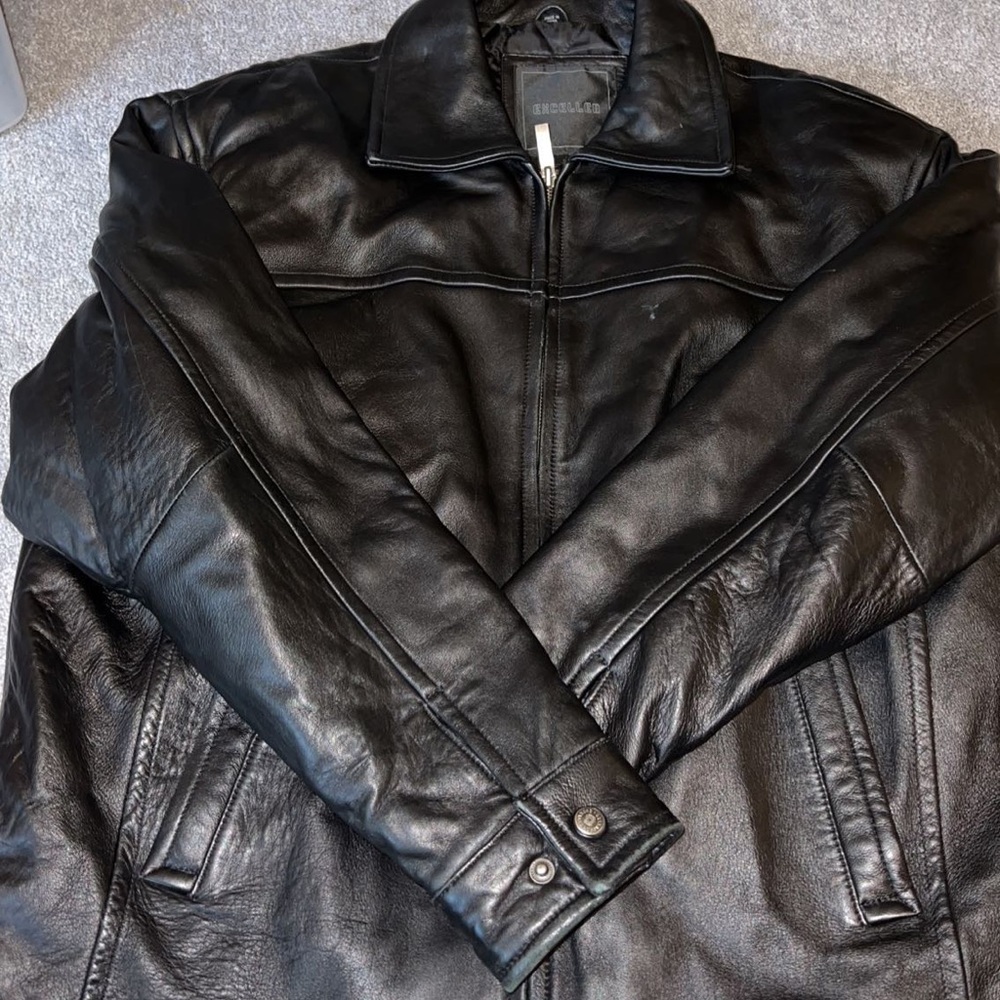 Mens leather jacket